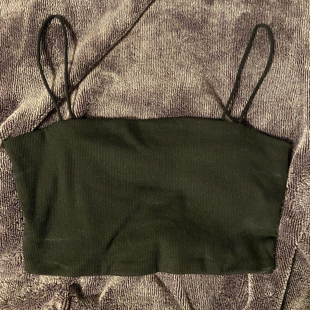 Shein Ribbed Cami Crop Top
